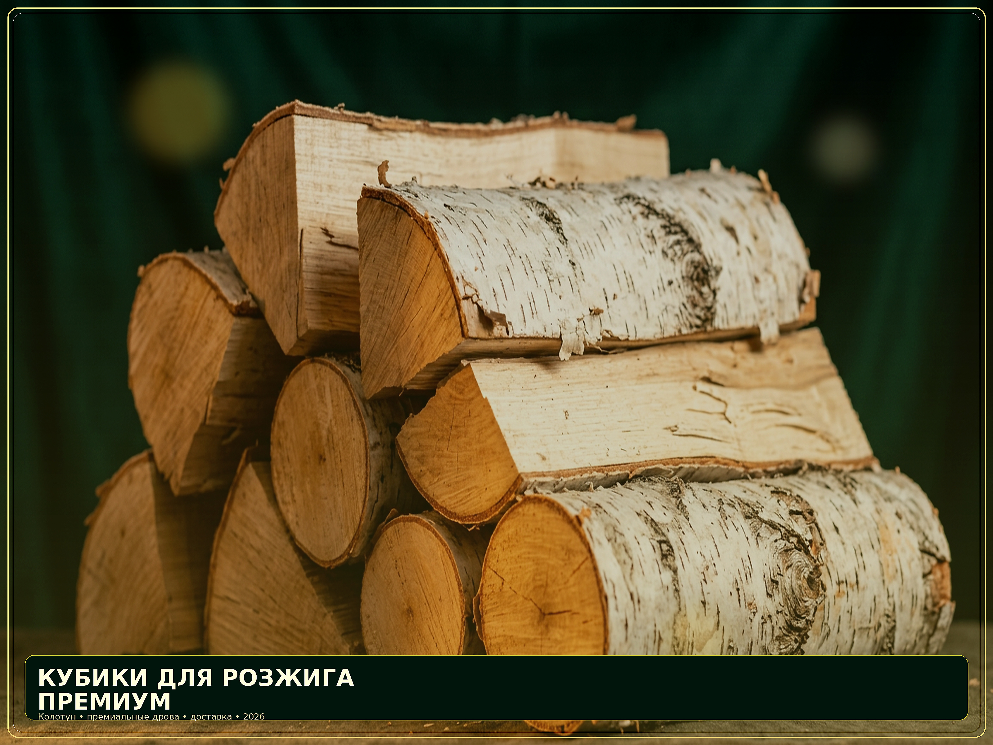 Кубики для розжига премиум